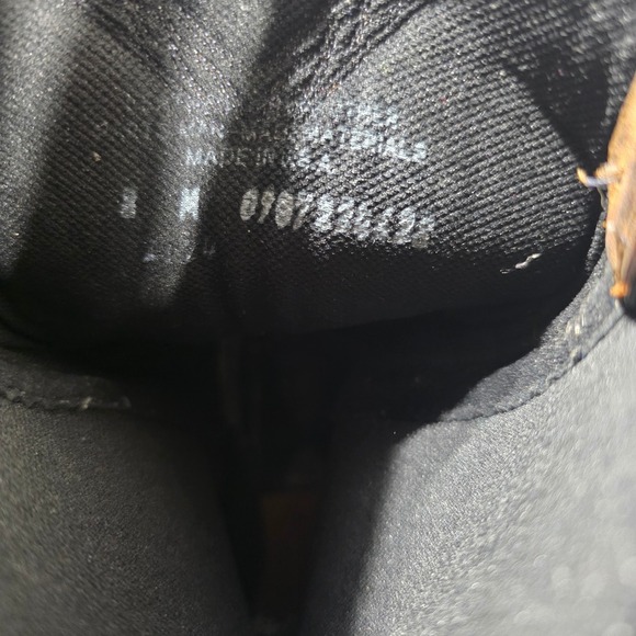 Dan Post Western Cowboy Boots Brown Leather Women Size 8M Square Toe - Picture 8 of 8